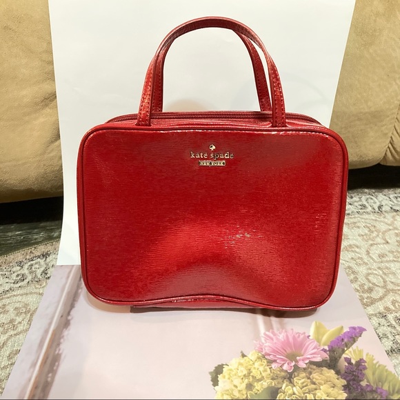 kate spade Handbags - Kate Spade Cosmetic Bag Red